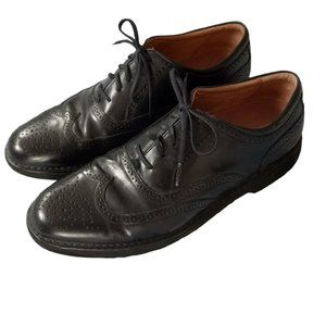 Rockport Dressports black leather wingtip dress shoes men's size 8.5M